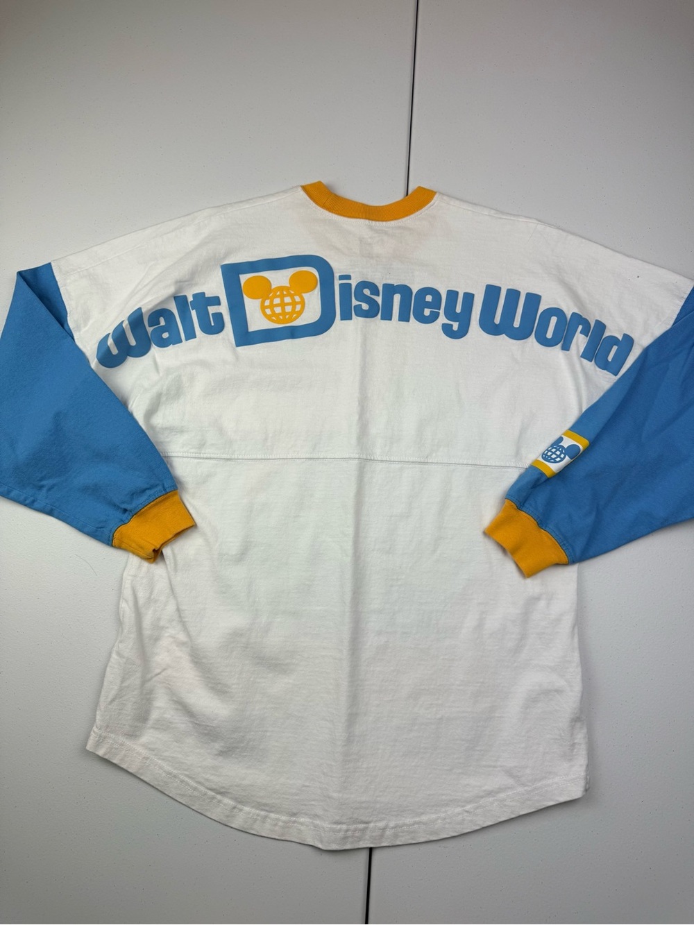 Walt Disney World Vault collection Long Sleeve Tee - White, Blue‎ & Yellow